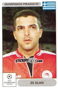 Sticker Ze Elias - UEFA Champions League 2000-2001 n. 124 - Panini