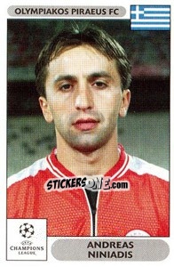 Cromo Andreas Niniadis - UEFA Champions League 2000-2001 - Panini