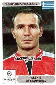 Sticker Alexis Alexandris - UEFA Champions League 2000-2001 n. 131 - Panini