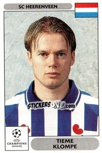 Sticker Tieme Klompe - UEFA Champions League 2000-2001 n. 139 - Panini