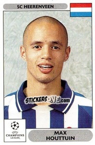 Sticker Max Houttuin - UEFA Champions League 2000-2001 - Panini