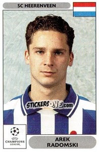 Sticker Arek Radomski - UEFA Champions League 2000-2001 - Panini