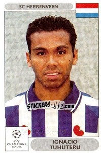 Sticker Ignacio Tuhuteru - UEFA Champions League 2000-2001 n. 148 - Panini