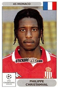 Figurina Philippe Christanval - UEFA Champions League 2000-2001 n. 155 - Panini