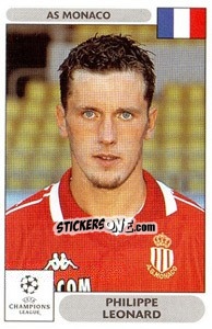 Sticker Philippe Leonard - UEFA Champions League 2000-2001 n. 157 - Panini