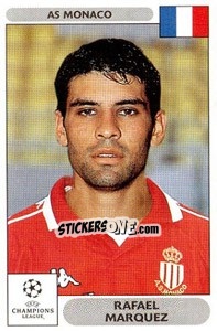 Sticker Rafael Marquez - UEFA Champions League 2000-2001 n. 158 - Panini
