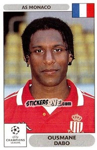 Sticker Ousmane Dabo - UEFA Champions League 2000-2001 n. 161 - Panini