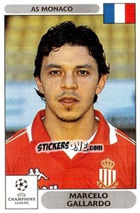Sticker Marcelo Gallardo - UEFA Champions League 2000-2001 n. 163 - Panini