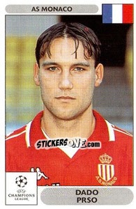Sticker Dado Prso - UEFA Champions League 2000-2001 n. 169 - Panini