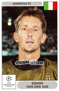 Sticker Edwin van der Sar - UEFA Champions League 2000-2001 - Panini