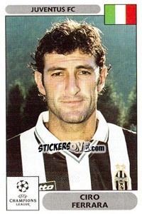 Sticker Ciro Ferrara - UEFA Champions League 2000-2001 n. 174 - Panini
