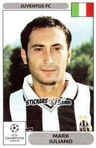 Sticker Mark Iuliano - UEFA Champions League 2000-2001 n. 175 - Panini