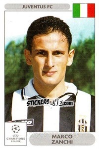 Sticker Marco Zanchi - UEFA Champions League 2000-2001 n. 177 - Panini