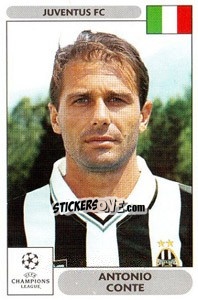 Sticker Antonio Conte - UEFA Champions League 2000-2001 n. 181 - Panini
