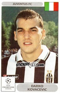 Cromo Darko Kovacevic - UEFA Champions League 2000-2001 - Panini