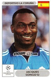 Sticker Jacques Songo'o - UEFA Champions League 2000-2001 n. 192 - Panini
