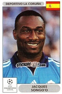 Sticker Jacques Songo'o - UEFA Champions League 2000-2001 - Panini