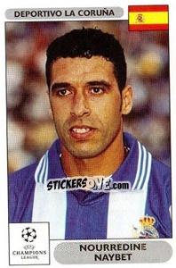 Sticker Nourredine Naybet - UEFA Champions League 2000-2001 - Panini