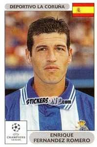 Cromo Enrique Fernandez Romero - UEFA Champions League 2000-2001 n. 197 - Panini