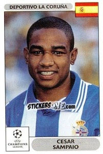 Sticker Cesar Sampaio - UEFA Champions League 2000-2001 n. 199 - Panini