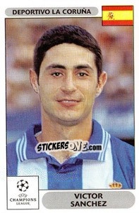 Sticker Victor Sanchez - UEFA Champions League 2000-2001 - Panini