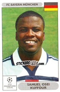 Sticker Samuel Osei Kuffour - UEFA Champions League 2000-2001 n. 214 - Panini