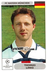 Cromo Thomas Linke - UEFA Champions League 2000-2001 - Panini