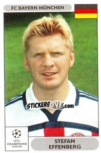 Sticker Stefan Effenberg - UEFA Champions League 2000-2001 n. 218 - Panini