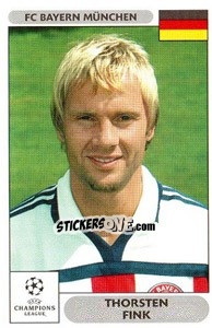 Sticker Thorsten Fink - UEFA Champions League 2000-2001 n. 219 - Panini
