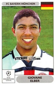Sticker Giovane Elber - UEFA Champions League 2000-2001 n. 223 - Panini