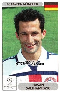 Sticker Hasan Salihamidzic - UEFA Champions League 2000-2001 - Panini