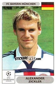 Sticker Alexander Zickler - UEFA Champions League 2000-2001 - Panini