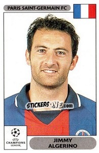 Sticker Jimmy Algerino - UEFA Champions League 2000-2001 n. 231 - Panini