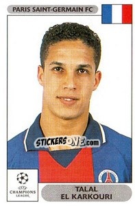 Sticker Talal El Karkouri - UEFA Champions League 2000-2001 - Panini
