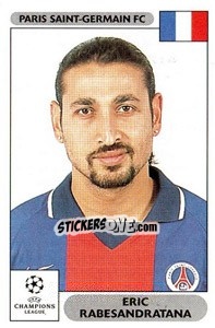 Sticker Eric Rabesandratana - UEFA Champions League 2000-2001 - Panini