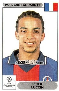 Sticker Peter Luccin - UEFA Champions League 2000-2001 - Panini