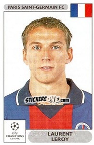 Sticker Laurent Leroy - UEFA Champions League 2000-2001 n. 244 - Panini
