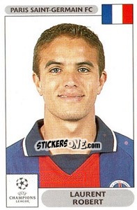 Sticker Laurent Robert - UEFA Champions League 2000-2001 - Panini
