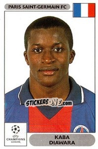 Sticker Kaba Diawara - UEFA Champions League 2000-2001 n. 247 - Panini