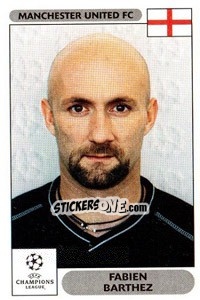 Sticker Fabien Barthez - UEFA Champions League 2000-2001 - Panini