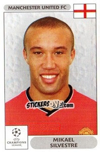 Sticker Mikael Silvestre - UEFA Champions League 2000-2001 n. 253 - Panini
