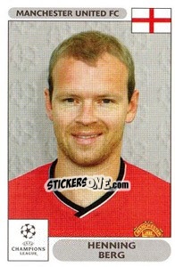 Sticker Henning Berg - UEFA Champions League 2000-2001 n. 256 - Panini