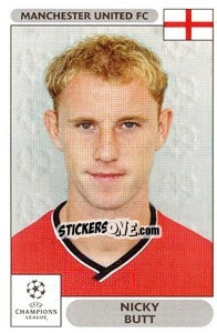 Sticker Nicky Butt - UEFA Champions League 2000-2001 - Panini