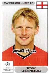 Sticker Teddy Sheringham - UEFA Champions League 2000-2001 n. 265 - Panini