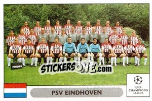Sticker PSV Eindhoven team - UEFA Champions League 2000-2001 - Panini