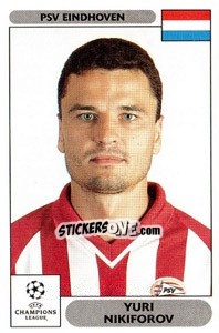 Sticker Yuri Nikiforov - UEFA Champions League 2000-2001 n. 269 - Panini