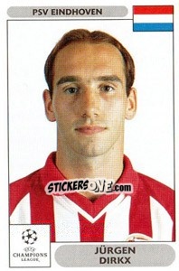 Sticker Jürgen Dirkx - UEFA Champions League 2000-2001 - Panini