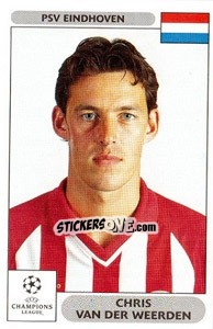 Sticker Chris van der Weerden - UEFA Champions League 2000-2001 - Panini