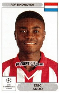 Sticker Eric Addo - UEFA Champions League 2000-2001 n. 276 - Panini
