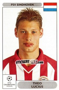Sticker Theo Lucius - UEFA Champions League 2000-2001 n. 277 - Panini